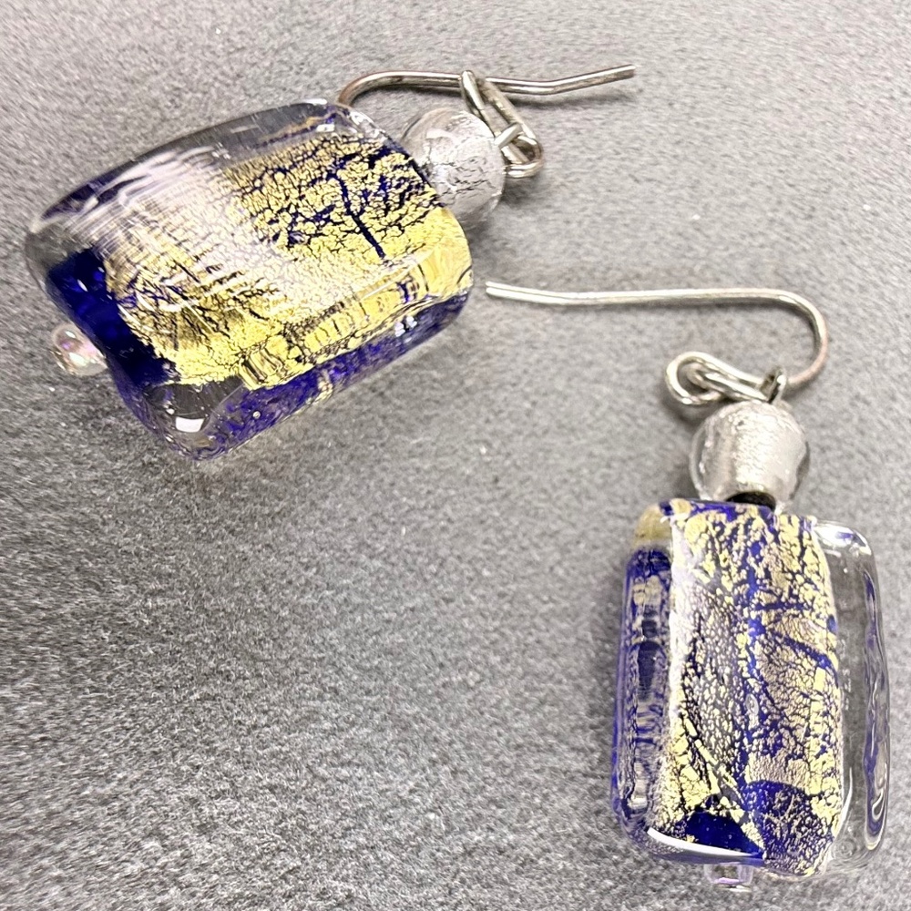 Rustic Ceramic Bead Earrings